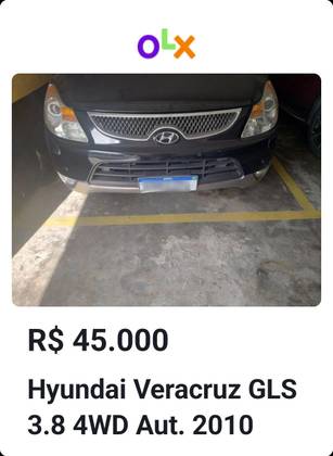 HYUNDAI VERACRUZ 3.8 V6 GASOLINA 4WD AUTOMÁTICO HYUNDAI VERACRUZ 3.8 V6 GASOLINA 4WD AUTOMÁTICO